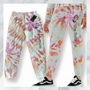 NWT! Vans Sweatpants RESORT WASH / TIE DYE Relaxed Fit Women's Casual Pants